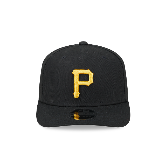 Casquette Snapback 9Seventy noire pour homme des Pirates de Pittsburgh MLB New Era aux couleurs de l'équipe