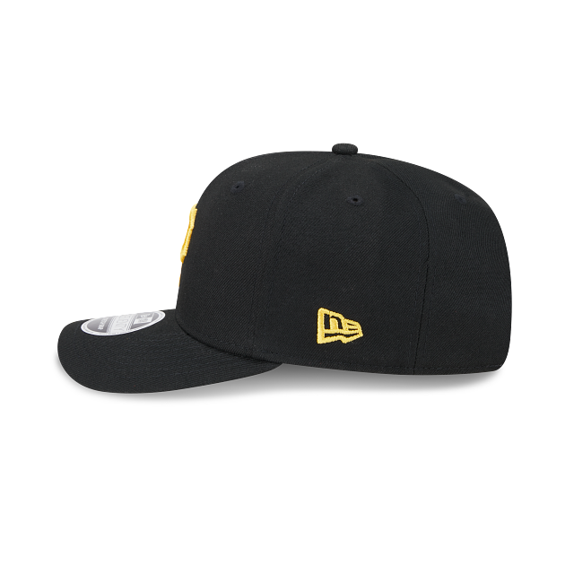 Casquette Snapback 9Seventy noire pour homme des Pirates de Pittsburgh MLB New Era aux couleurs de l'équipe