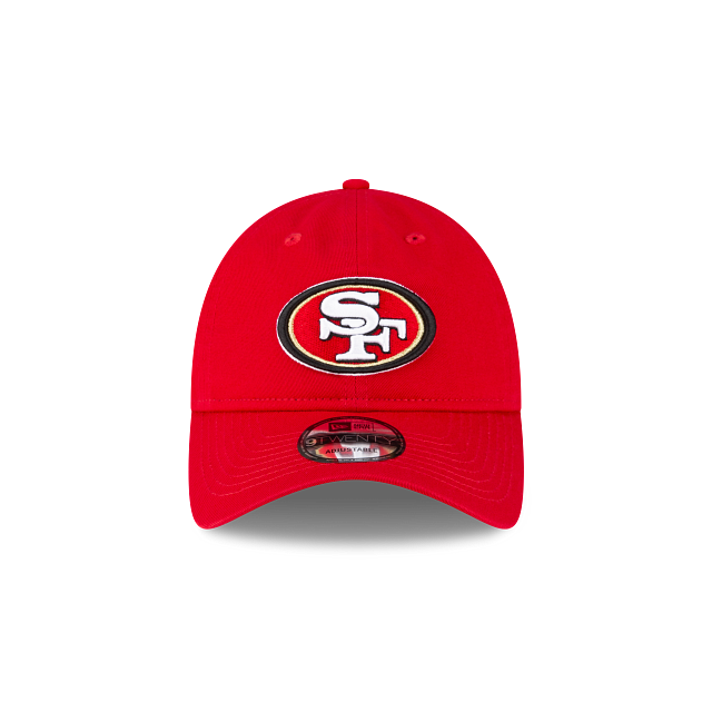 Casquette ajustable classique 9Twenty Core rouge écarlate pour homme des 49ers de San Francisco NFL New Era