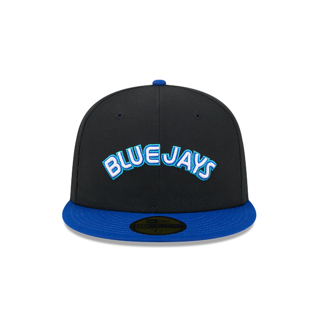 Toronto Blue Jays MLB New Era Men's Black Retro Spring Training 59Fifty Fitted Hat