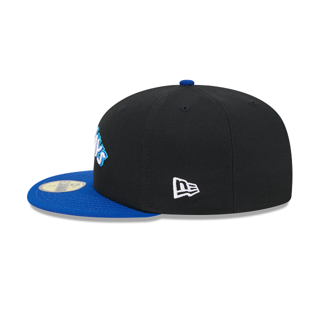 Toronto Blue Jays MLB New Era Men's Black Retro Spring Training 59Fifty Fitted Hat