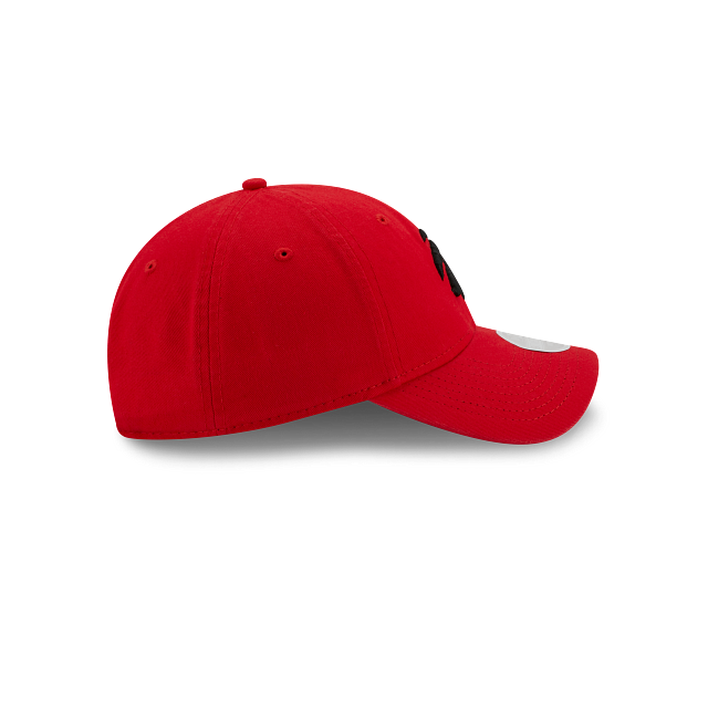 Casquette ajustable classique 9Twenty Core rouge pour femme des Toronto Raptors NBA New Era