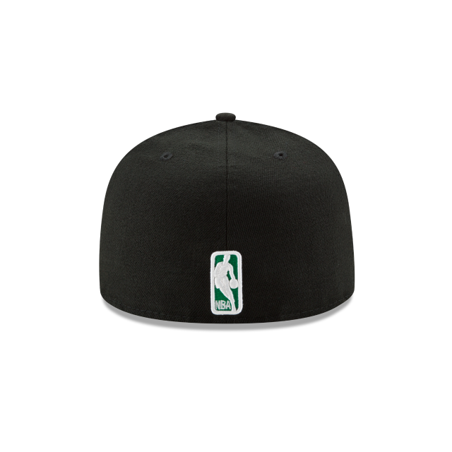Boston Celtics NBA New Era Men's Black 59Fifty Alternate Fitted Hat