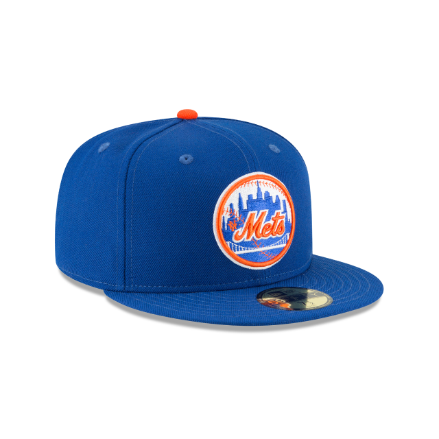 Casquette ajustée en laine Cooperstown 1962 Royal 59Fifty MLB New Era pour homme des Mets de New York