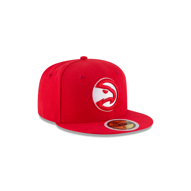 Atlanta Hawks NBA New Era Youth Red 59Fifty Basic Fitted Hat