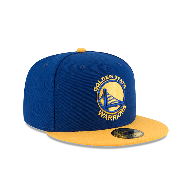 Golden State Warriors NBA New Era Men's Royal/Yellow 59Fifty Two Tone Fitted Hat