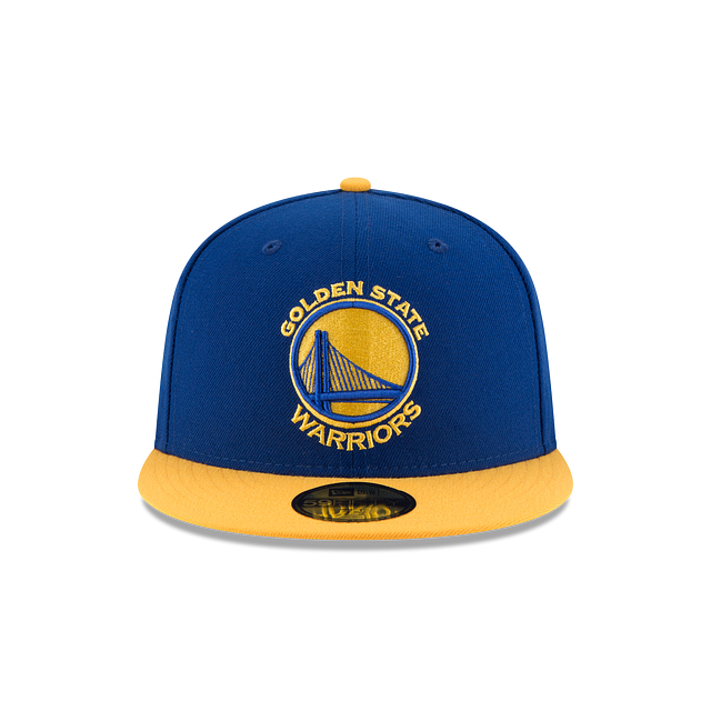 Golden State Warriors NBA New Era Men's Royal/Yellow 59Fifty Two Tone Fitted Hat