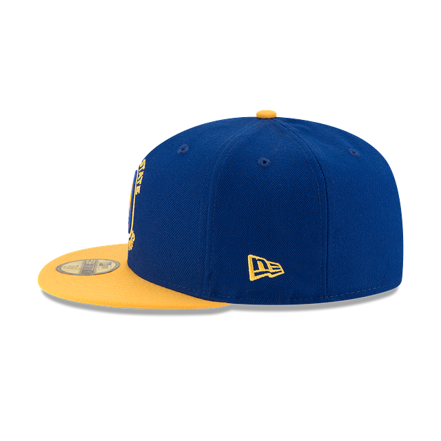 Golden State Warriors NBA New Era Men's Royal/Yellow 59Fifty Two Tone Fitted Hat