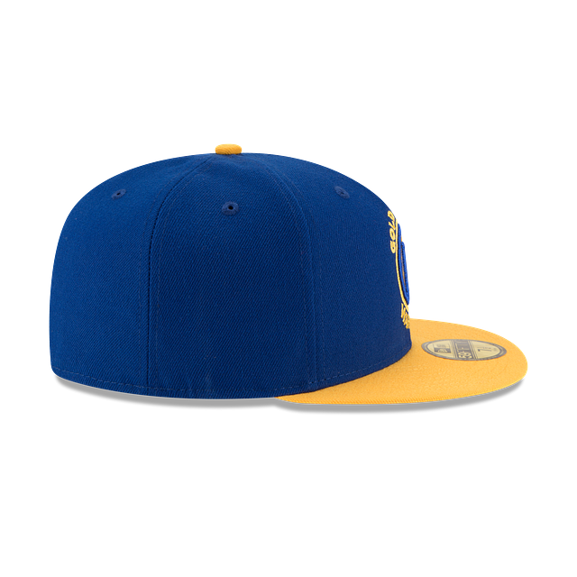 Golden State Warriors NBA New Era Men's Royal/Yellow 59Fifty Two Tone Fitted Hat
