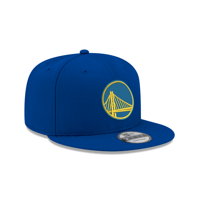 Golden State Warriors NBA New Era pour hommes, bleu royal, 9Fifty Basic Snapback