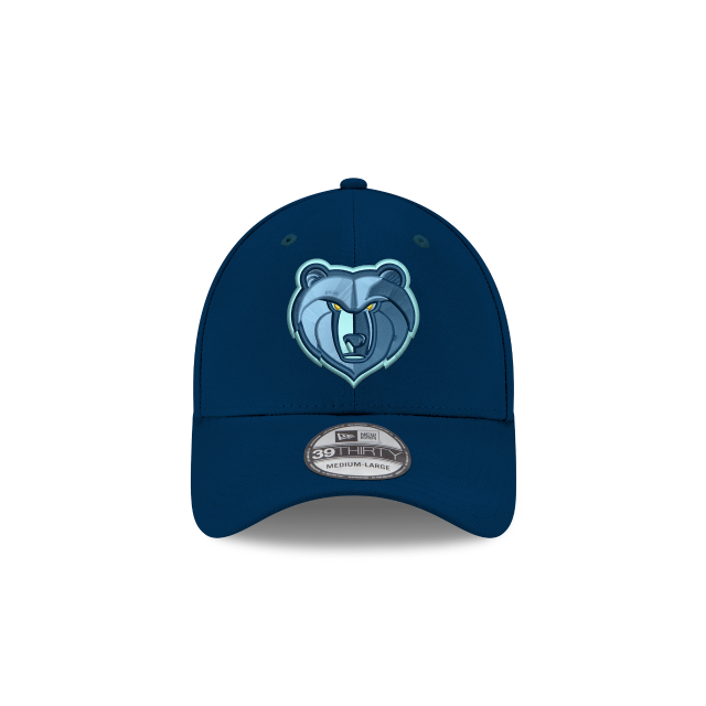 Casquette extensible classique NBA Memphis Grizzlies New Era pour homme, bleu marine, 39Thirty Team