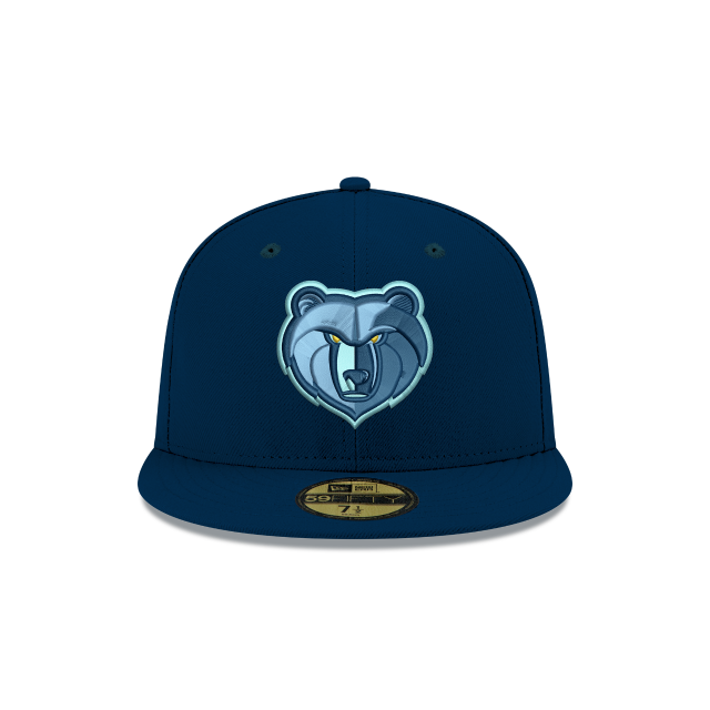 Memphis Grizzlies NBA New Era Men's Navy 59Fifty Basic Fitted Hat