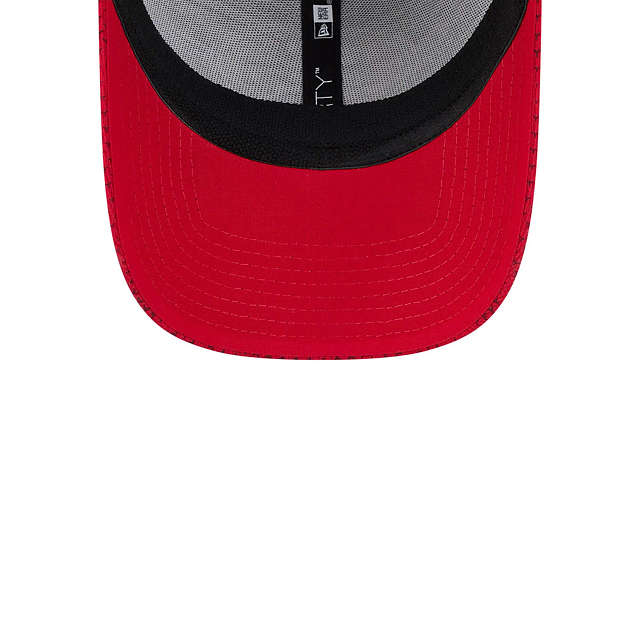 Casquette Snapback extensible 9Forty 2024 Sideline rouge pour homme des 49ers de San Francisco NFL New Era