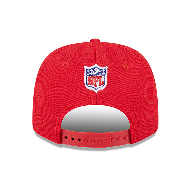 Kansas City Chiefs NFL New Era Men's Red 9Seventy 2024 Sideline Stretch Snapback