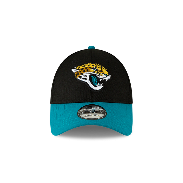 Casquette ajustable bicolore Jacksonville Jaguars NFL New Era pour homme 9Forty The League noire/verte