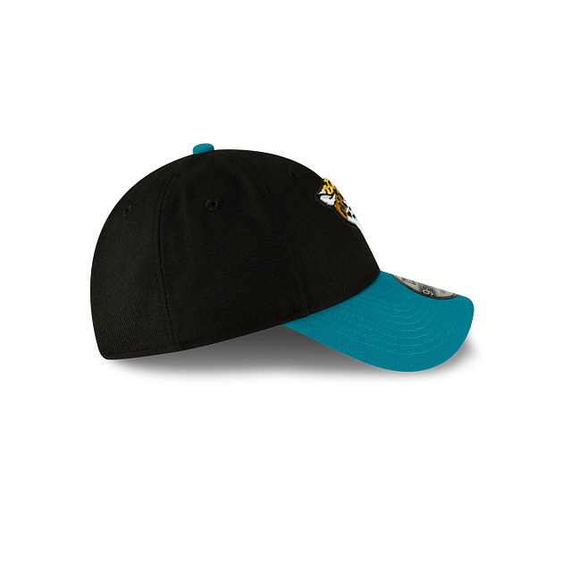 Casquette ajustable bicolore Jacksonville Jaguars NFL New Era pour homme 9Forty The League noire/verte