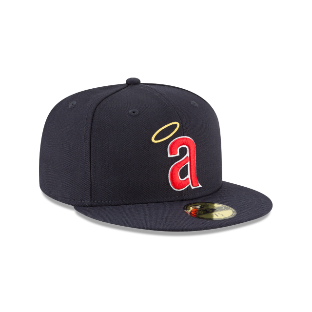 California Angels MLB New Era Men's Navy 59Fifty Cooperstown 1971 Wool Fitted Hat