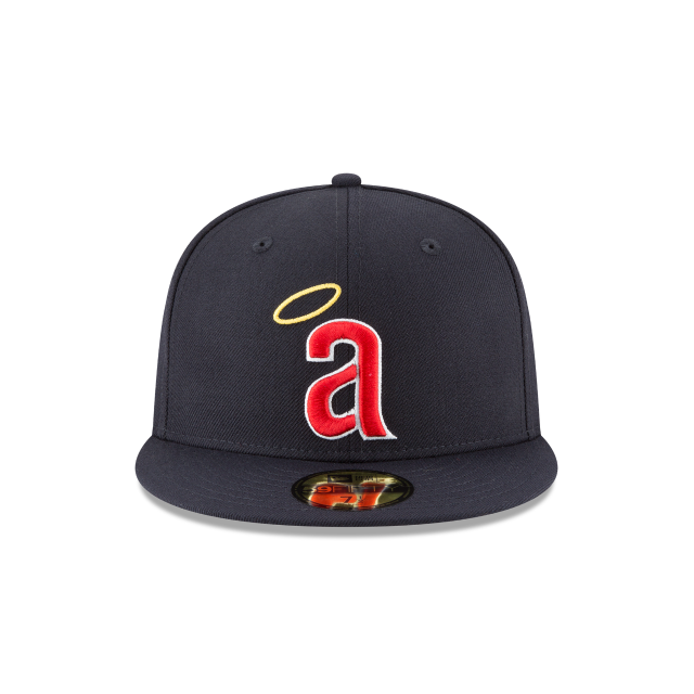 California Angels MLB New Era Men's Navy 59Fifty Cooperstown 1971 Wool Fitted Hat