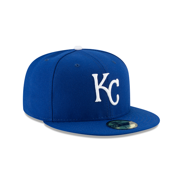 Casquette ajustée MLB New Era Royal 59Fifty Authentic Collection Home 2017 pour homme des Kansas City Royals