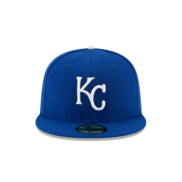 Casquette ajustée MLB New Era Royal 59Fifty Authentic Collection Home 2017 pour homme des Kansas City Royals