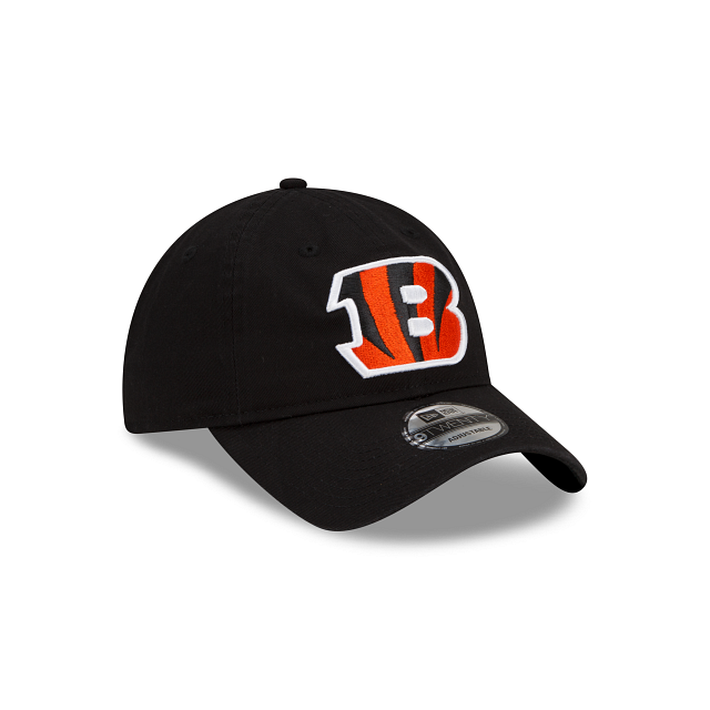 Casquette ajustable classique 9Twenty Core noire NFL New Era pour homme des Bengals de Cincinnati