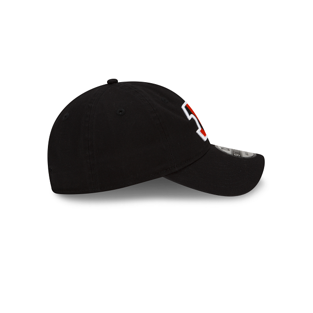 Casquette ajustable classique 9Twenty Core noire NFL New Era pour homme des Bengals de Cincinnati