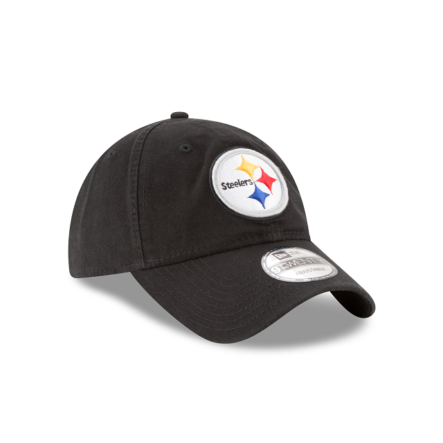 Casquette ajustable classique 9Twenty Core noire pour homme des Pittsburgh Steelers NFL New Era