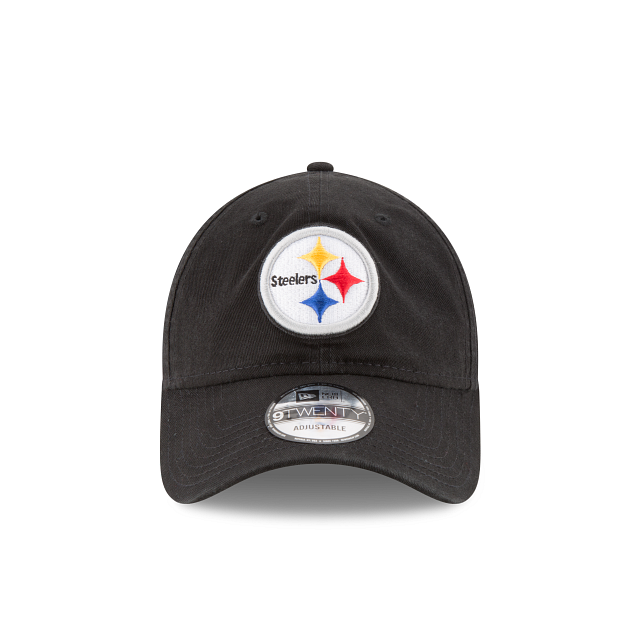 Casquette ajustable classique 9Twenty Core noire pour homme des Pittsburgh Steelers NFL New Era