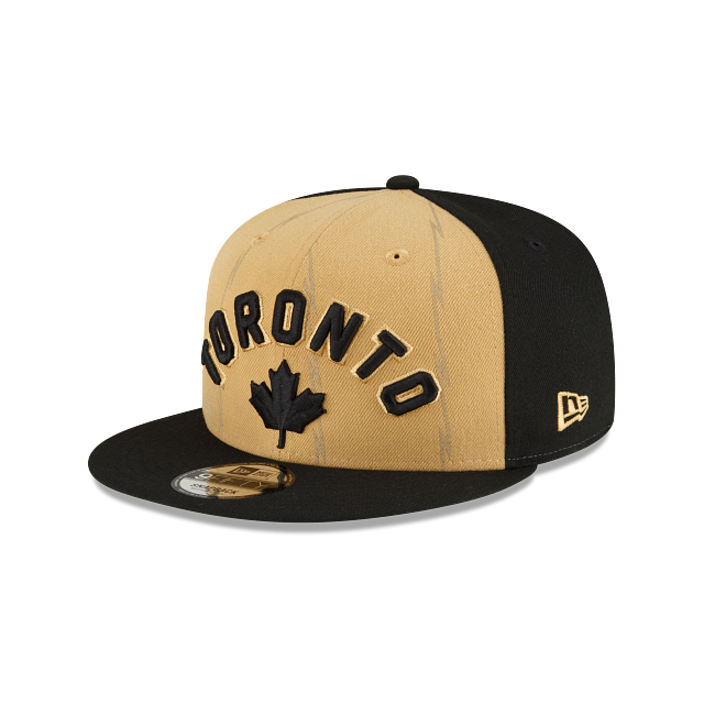 Casquette à visière ajustable 9Fifty City Edition beige des Toronto Raptors NBA New Era pour homme