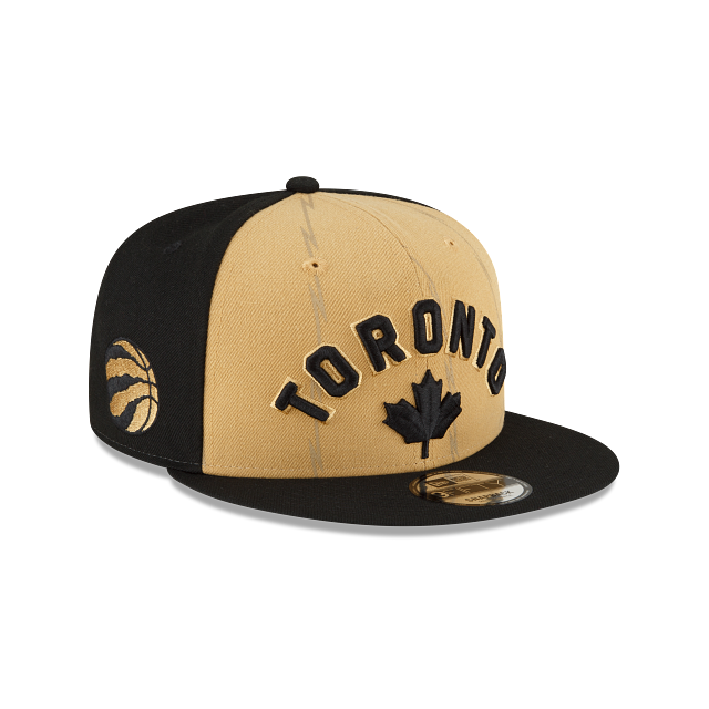 Casquette à visière ajustable 9Fifty City Edition beige des Toronto Raptors NBA New Era pour homme