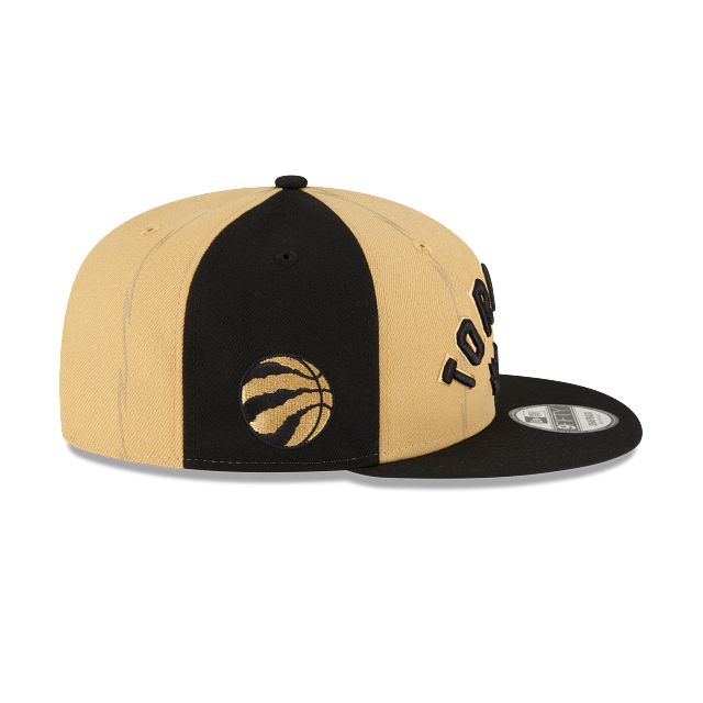 Casquette à visière ajustable 9Fifty City Edition beige des Toronto Raptors NBA New Era pour homme