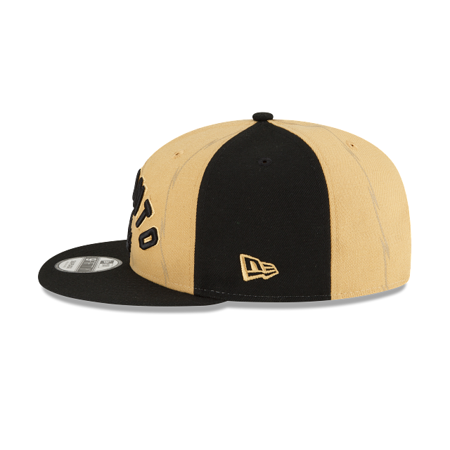 Casquette à visière ajustable 9Fifty City Edition beige des Toronto Raptors NBA New Era pour homme
