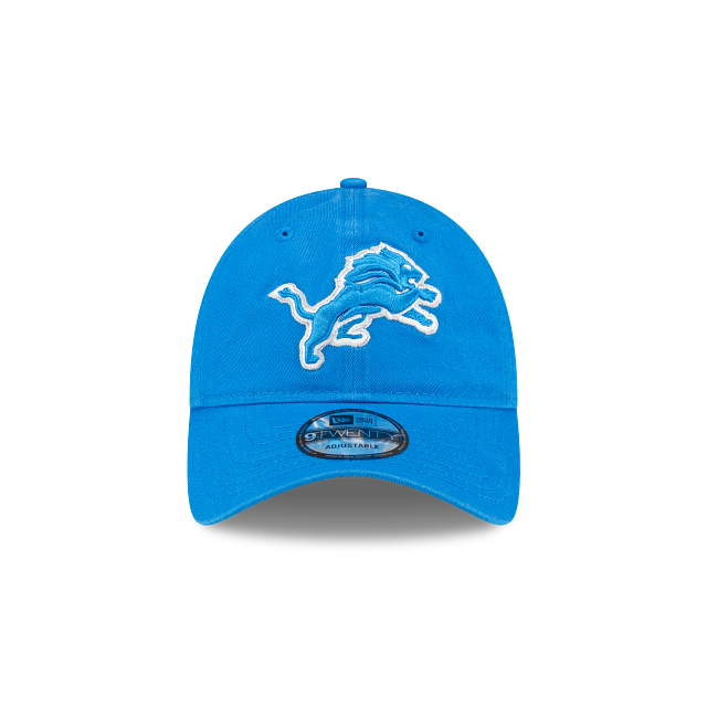 Casquette ajustable classique 9Twenty Core bleu Honolulu pour homme des Detroit Lions NFL New Era