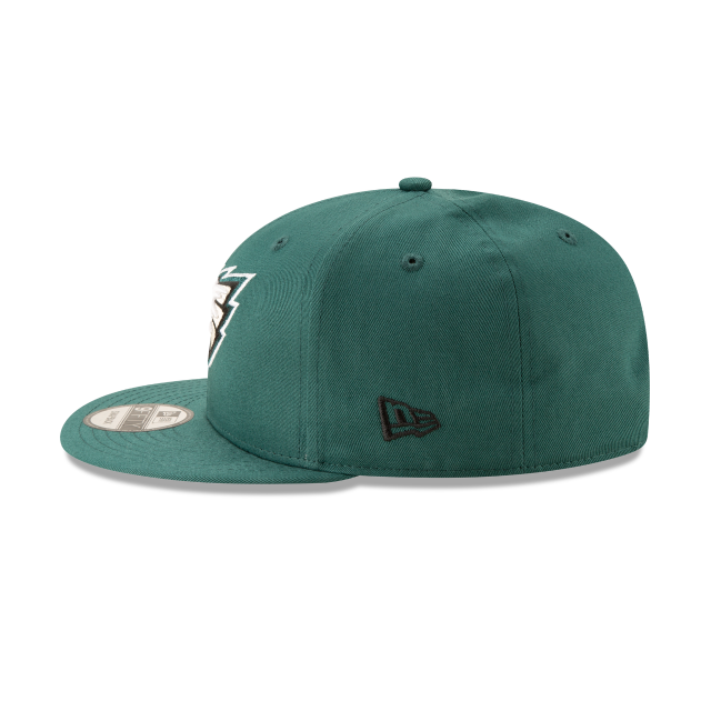 Casquette snapback 9Fifty Basic de la NFL des Philadelphia Eagles pour homme de New Era, vert nuit