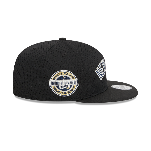 Casquette Snapback New Era 9Fifty Post Up pour homme de la saison inaugurale 2009 des Yankees de New York MLB noire