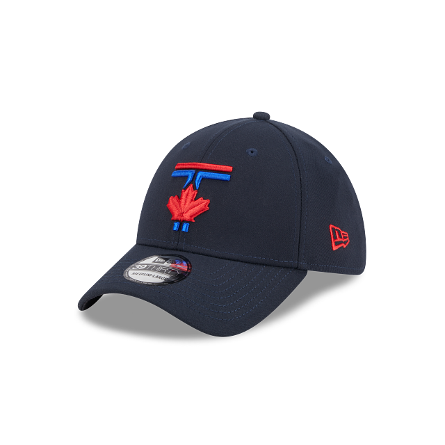 Casquette extensible City Connect 39Thirty 2024 bleu marine pour homme des Blue Jays de Toronto (MLB) de New Era