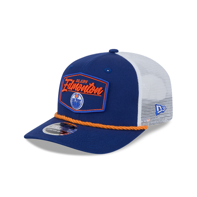 Edmonton Oilers NHL New Era Men's Royal 9Seventy Cord Snapback Hat