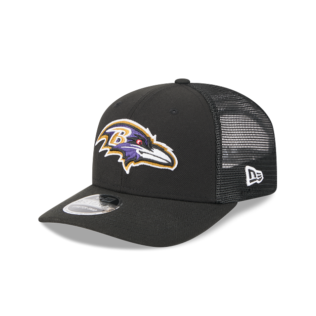 Baltimore Ravens NFL New Era Men's Black 9Seventy Stretch Trucker Snapback