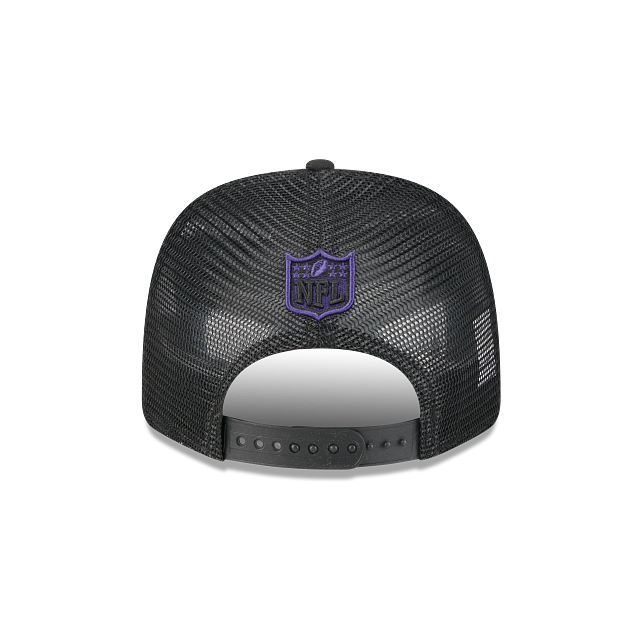 Casquette snapback extensible noire 9Seventy des Baltimore Ravens NFL New Era pour homme