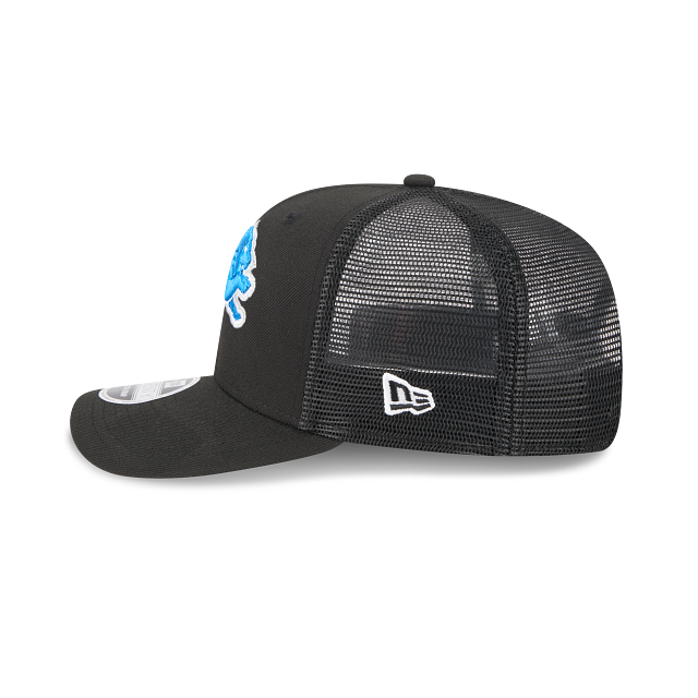 Detroit Lions NFL New Era Men's Black 9Seventy Stretch Trucker Snapback