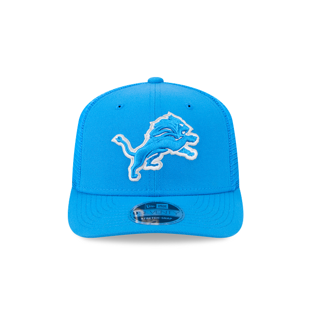 Detroit Lions NFL New Era Men's Light Blue 9Seventy Stretch Trucker Snapback