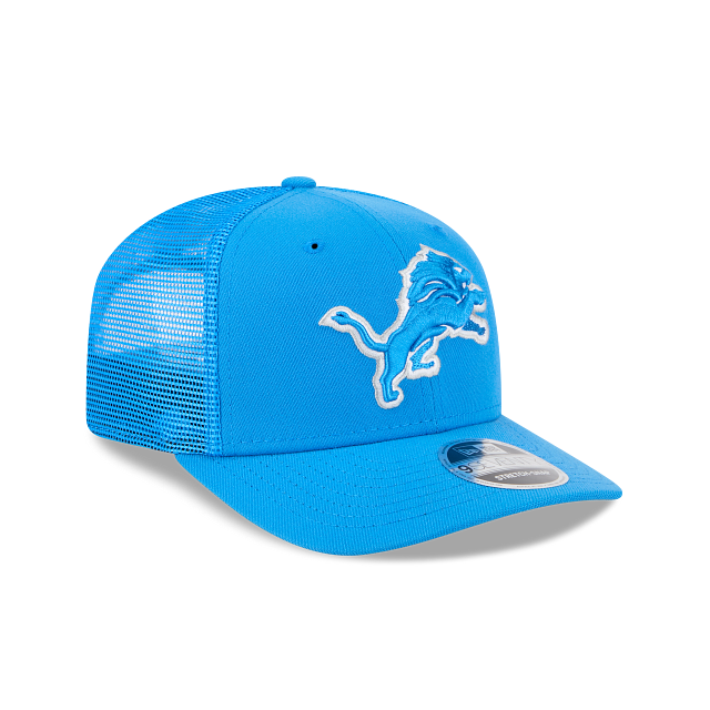 Detroit Lions NFL New Era Men's Light Blue 9Seventy Stretch Trucker Snapback