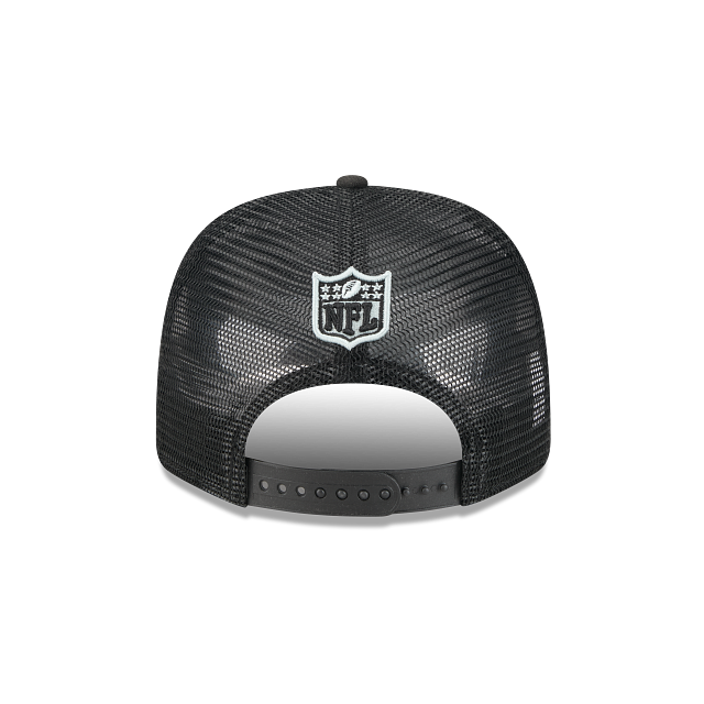 Las Vegas Raiders NFL New Era Men's Black 9Seventy Stretch Trucker Snapback