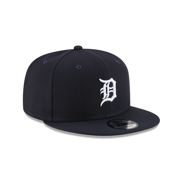 Casquette snapback basique 9Fifty bleu marine des Detroit Tigers de la MLB New Era pour homme