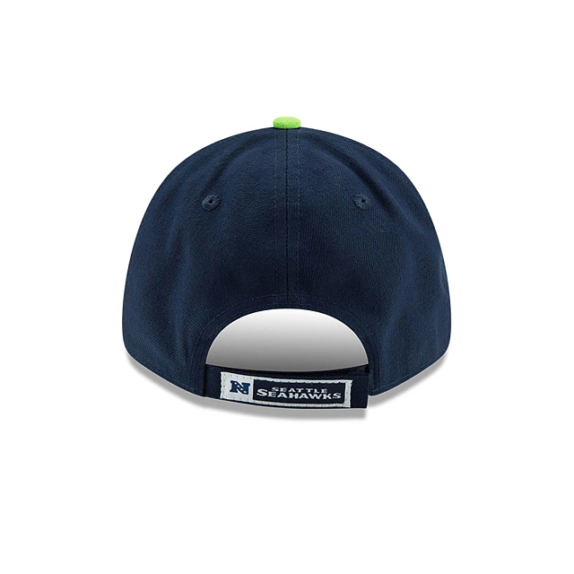 Seattle Seahawks NFL New Era Men's Oceanside Blue 9Forty The League Adjustable Hat