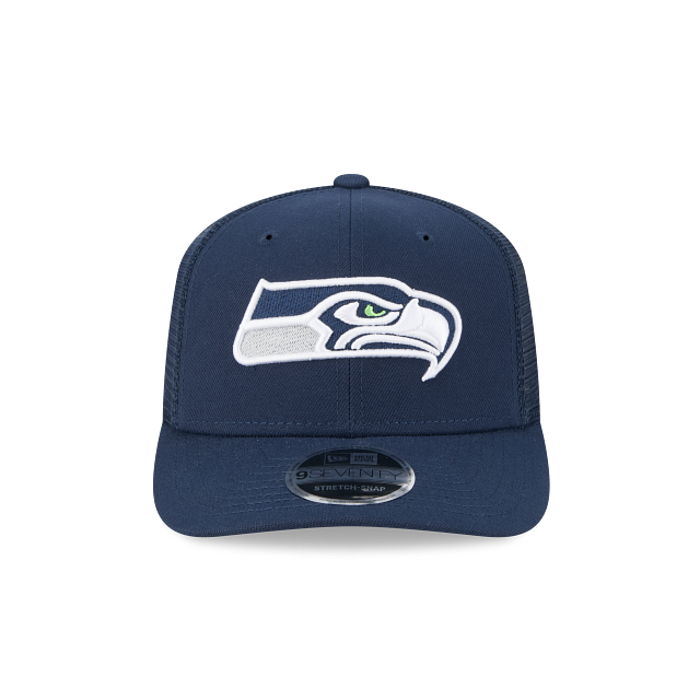 Casquette snapback extensible 9Seventy Trucker bleu marine des Seattle Seahawks NFL New Era pour homme
