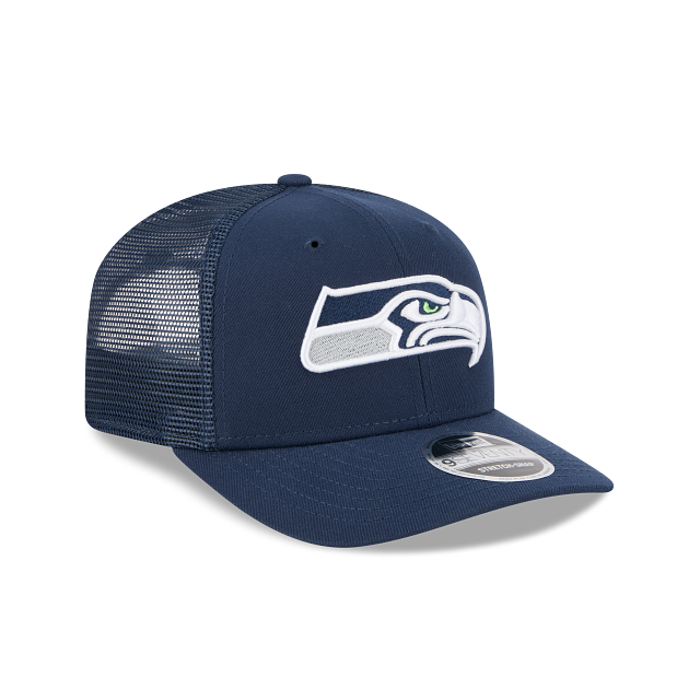 Casquette snapback extensible 9Seventy Trucker bleu marine des Seattle Seahawks NFL New Era pour homme