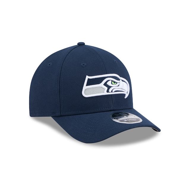 Seattle Seahawks NFL New Era Men's Oceanside Blue 9FORTY M-Crown Snapback Game Hat