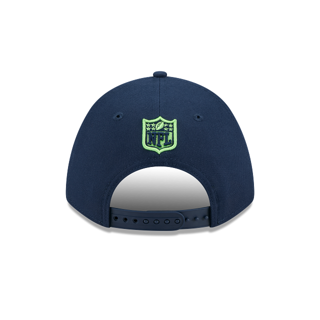 Seattle Seahawks NFL New Era Men's Oceanside Blue 9FORTY M-Crown Snapback Game Hat
