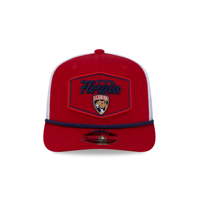 Casquette snapback rouge 9Seventy Cord des Panthers de la Floride de la LNH pour homme de New Era
